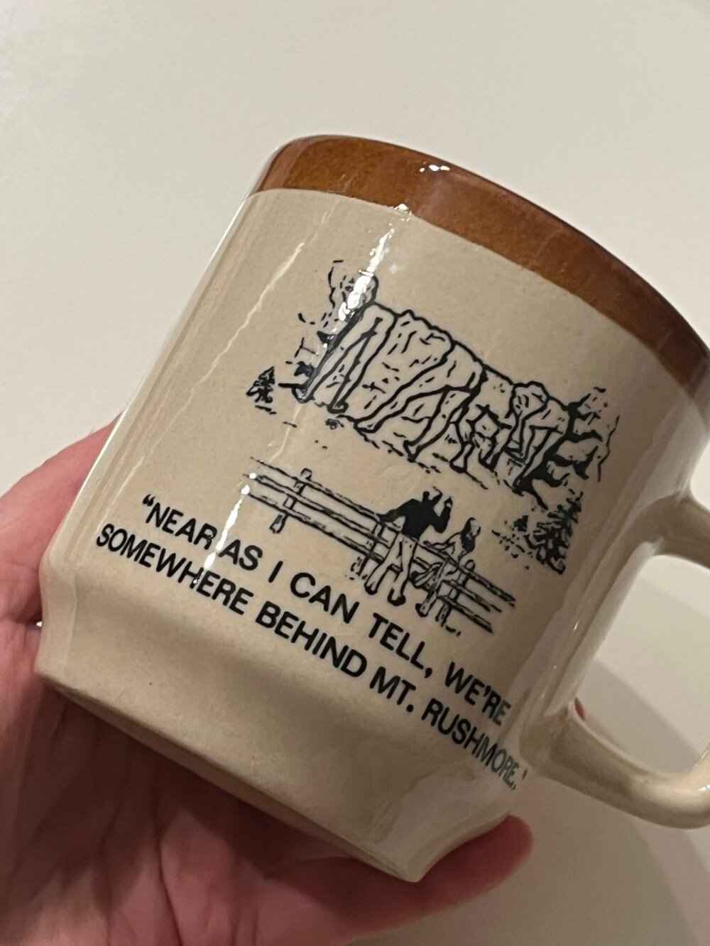 Mt Rushmore Mug - 1979 Allen-Lewis Mt Rushmore Funny Novelty Mug Vintage
